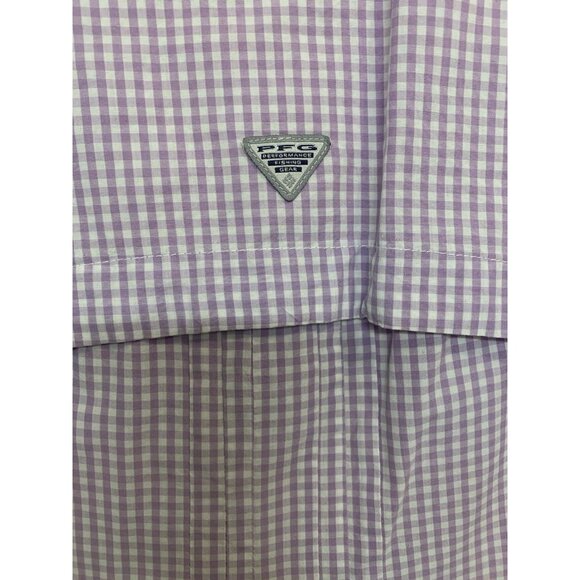 Columbia PFG Dress Large Sleeveless Super Bonehead Lilac Purple Plaid Gorpcore - Picture 16 of 16